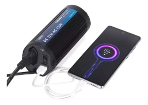 Inversor Automotivo Veícular 60hz 200w 12v/220v Usb 3.0